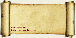 Josif Bzeničanin vizit kartica